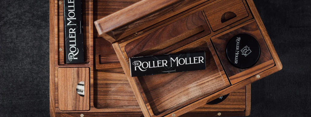 <tc>The Roller Moller</tc>: A Caixa de Armazenamento de Madeira Definitiva com <tc>Bandeja de Enrolar</tc>