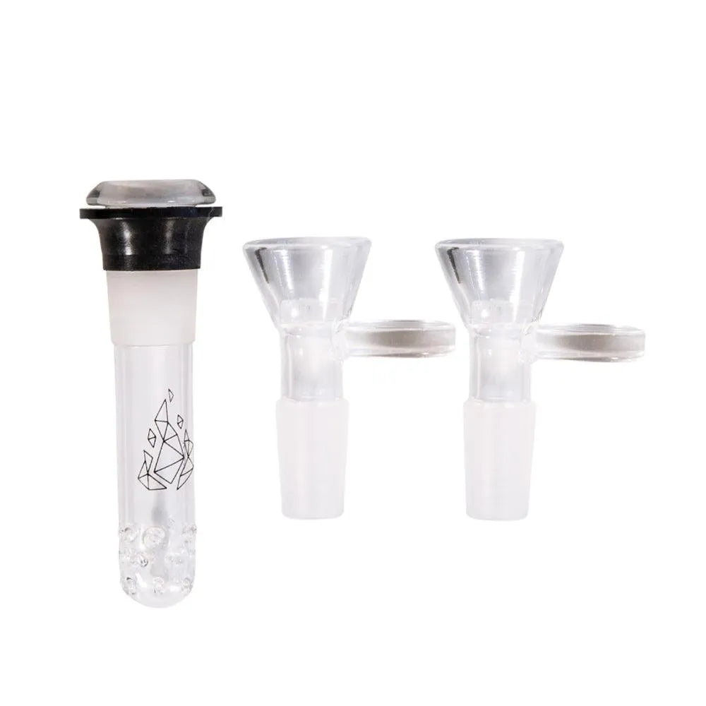 BRNT Designs Hexagon Bong Replacement Glassware Set - Insomnia Smoke