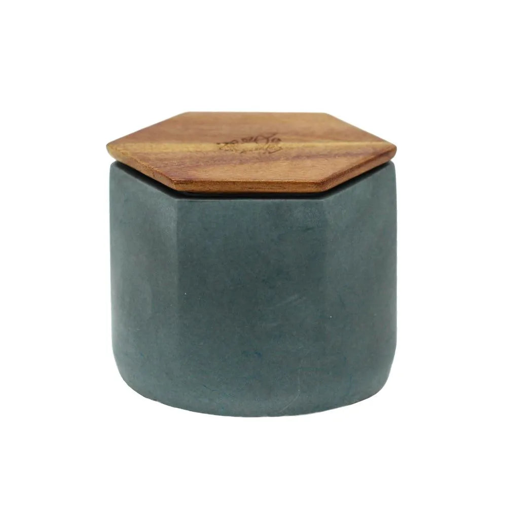 BRNT Designs Malua Concrete Storage Jar Large Boreal (Limited Edition) - Insomnia Smoke