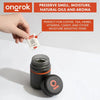 Ongrok Child Resistant Glass Storage Jar 180ml - 3 Pack - Insomnia Smoke