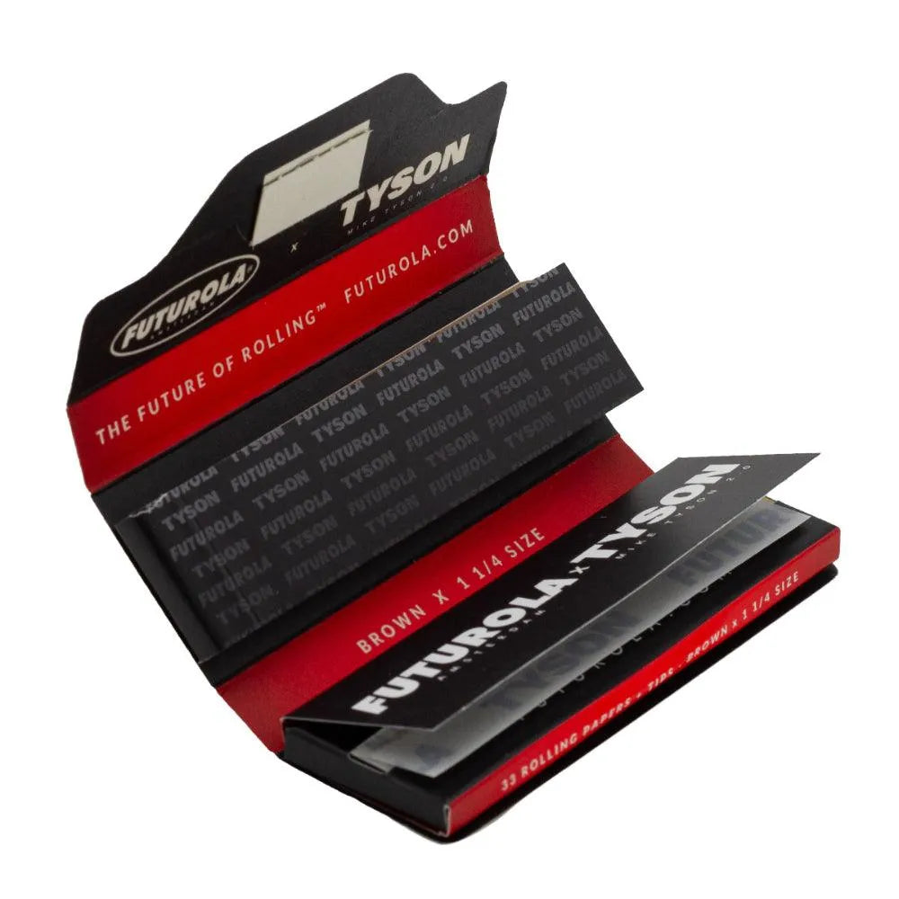 Futurola X Tyson 2.0 1 1/4 Size Rolling Papers & Tips - Insomnia Smoke
