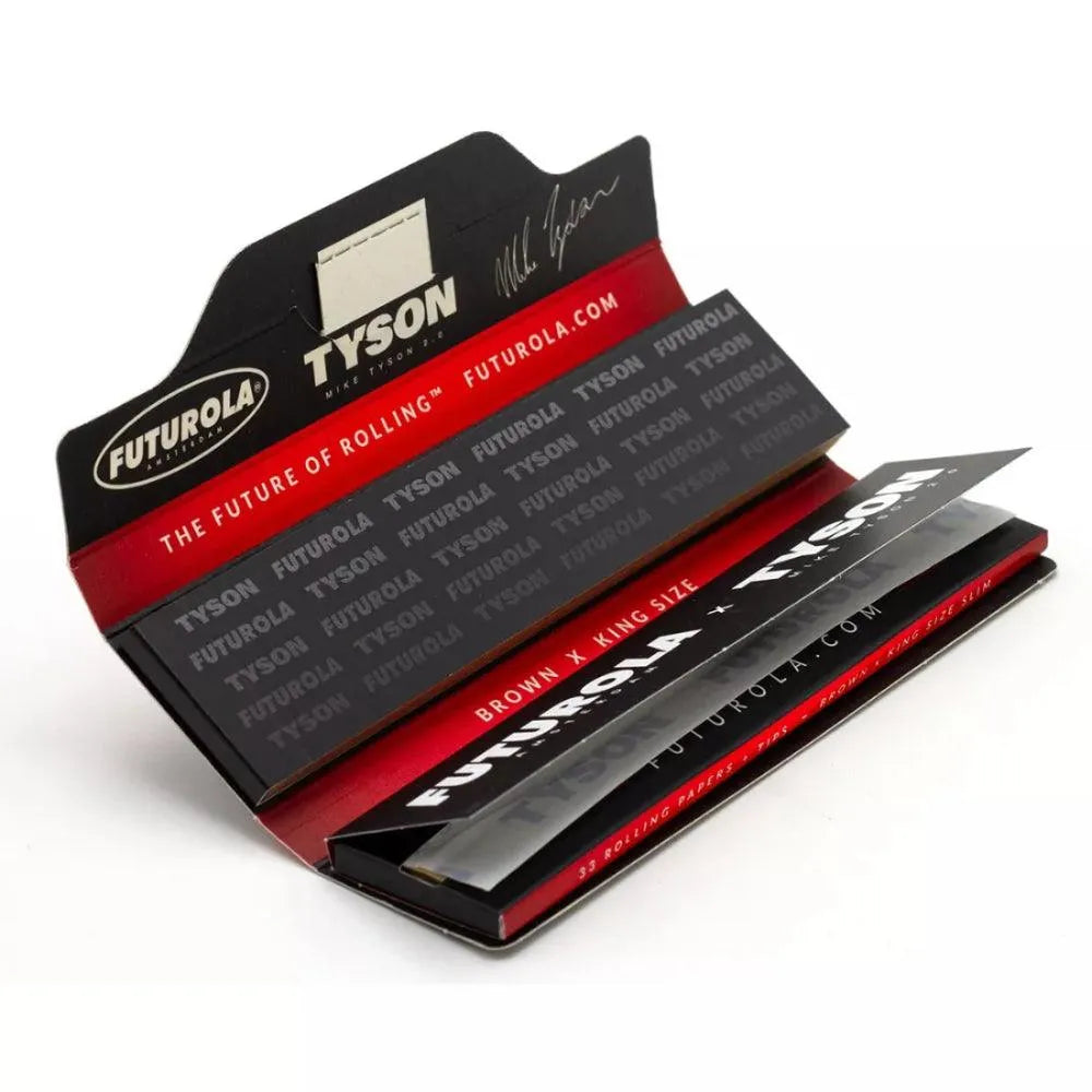 Futurola X Tyson 2.0 King Size Rolling Papers & Tips - Insomnia Smoke