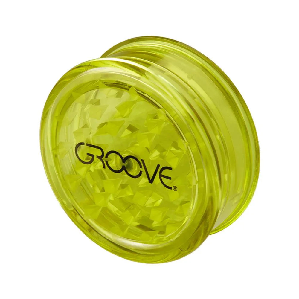 Groove Acrylic Herb Grinder - Insomnia Smoke