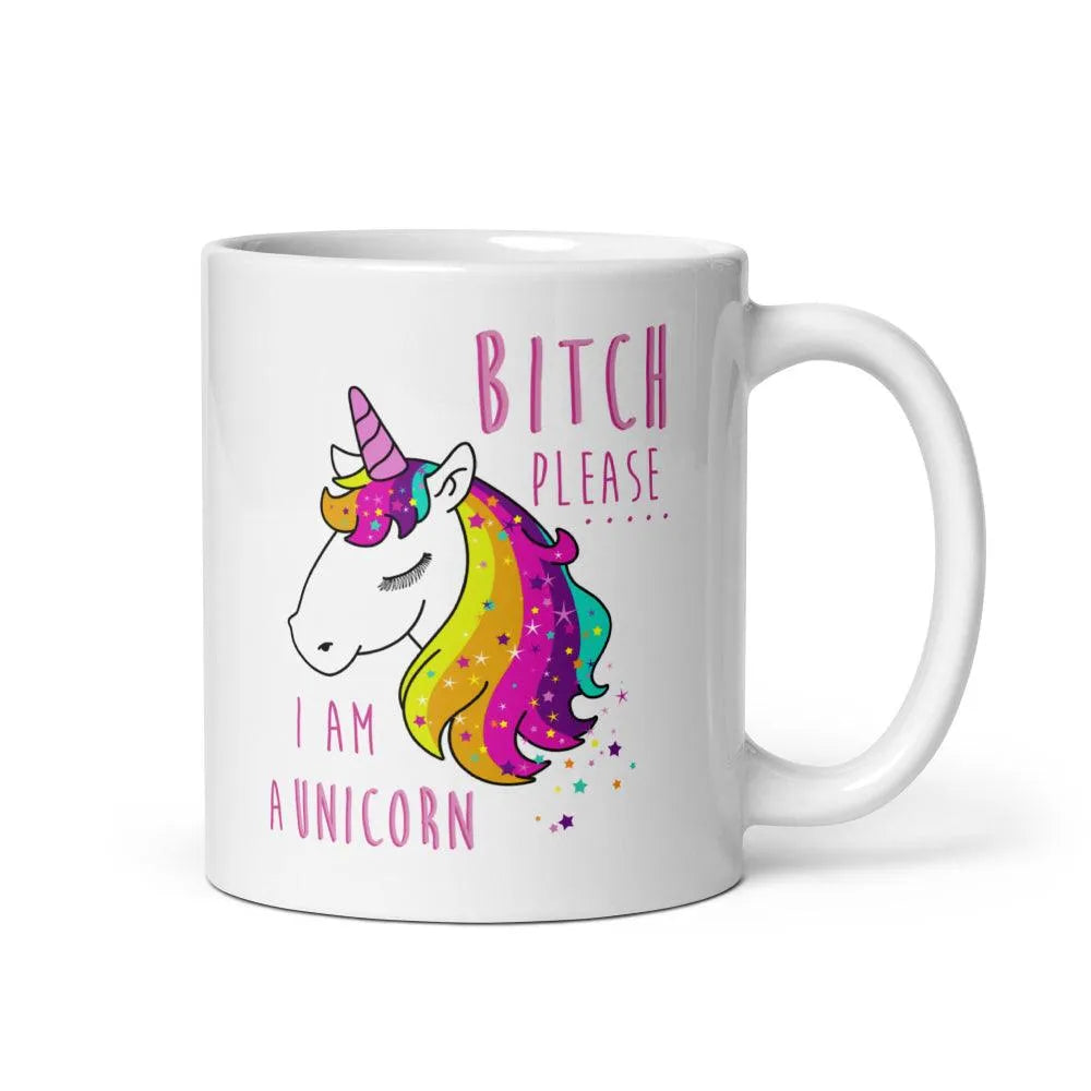 Insomnia Fun Novelty Mug Bitch Please I Am a Unicorn - Insomnia Smoke