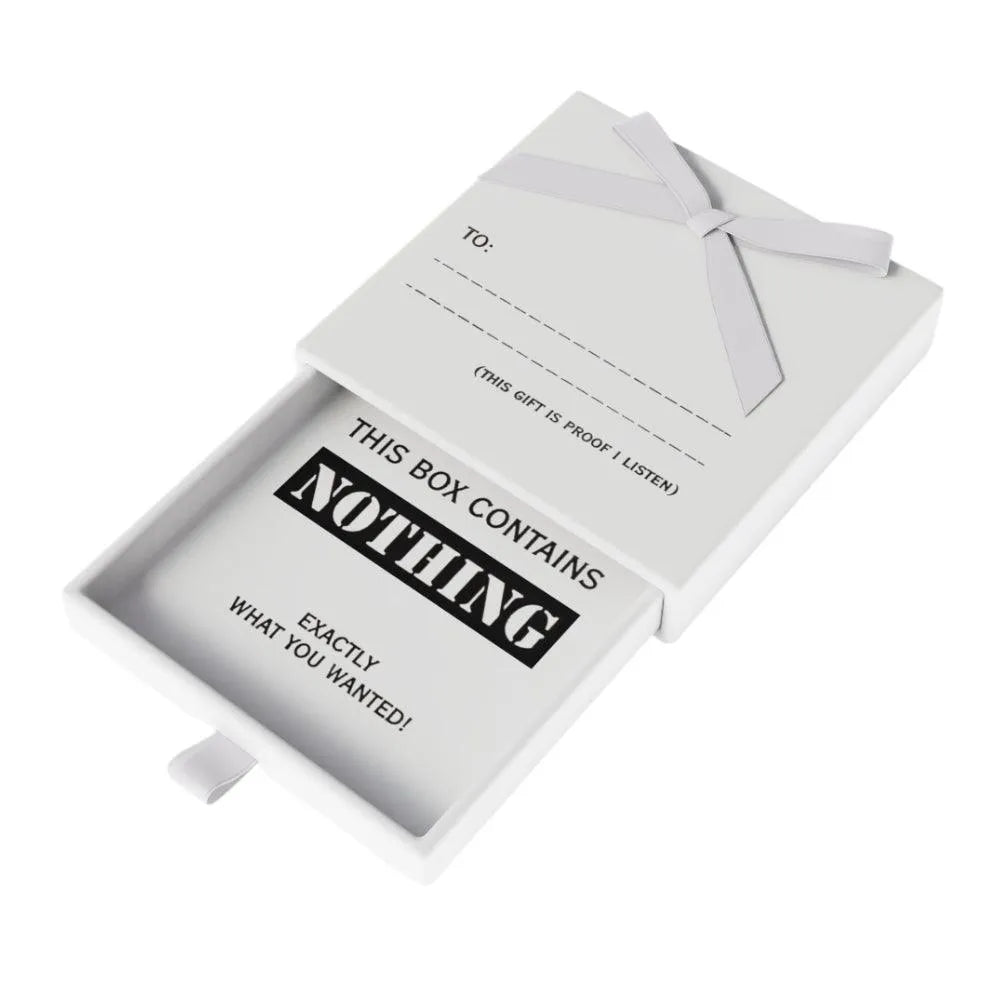 Insomnia Fun Gift Box Of Nothing For The Person Who has Everything - Insomnia Smoke