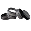 Kannastör 4-Piece Multi Chamber Jar Body Grinder 2.2" - Insomnia Smoke