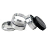 Kannastör 4-Piece Multi Chamber Jar Body Grinder 2.2" - Insomnia Smoke
