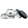 Kannastör 4-Piece Multi Chamber Jar Body Grinder 2.5" - Insomnia Smoke
