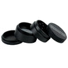 Kannastör 4-Piece Multi Chamber Solid Body Grinder 1.5" - Insomnia Smoke