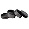 Kannastör 4-Piece Multi Chamber Solid Body Grinder 2.2" - Insomnia Smoke