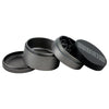 Kannastör 4-Piece Multi Chamber Solid Body Grinder 2.5" - Insomnia Smoke