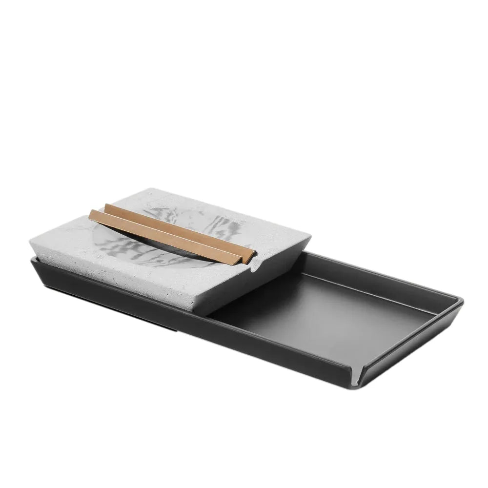 NWTN Home Roseland Rolling Tray & Ashtray Set - Insomnia Smoke