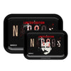 Narcos Metal Rolling Tray Black - Insomnia Smoke
