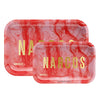 Narcos Metal Rolling Tray Pink - Insomnia Smoke