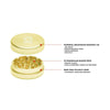 Ongrok 2 Piece Magnetic Grinder - Insomnia Smoke