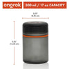 Ongrok 500ml Child Resistant Jars, 2 pack - Insomnia Smoke