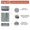 Ongrok Aluminum Metal Storage Jar - Insomnia Smoke
