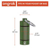 Ongrok Aluminum Small Storage Keychain - Insomnia Smoke