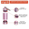 Ongrok Aluminum Small Storage Keychain - Insomnia Smoke