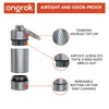 Ongrok Aluminum Small Storage Keychain - Insomnia Smoke