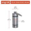 Ongrok Aluminum Small Storage Keychain - Insomnia Smoke