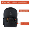 Ongrok Carbon-lined Smell Proof Backpack - Insomnia Smoke