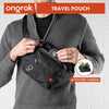 Ongrok Carbon-lined Fanny Pack / Travel Pouch - Insomnia Smoke
