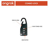 Ongrok Carbon-lined Wallets with Combination Lock V 2.0 - Insomnia Smoke