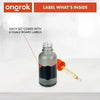Ongrok Glass Dropper Jars, 6 pack - Insomnia Smoke