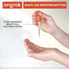 Ongrok Glass Dropper Jars, 6 pack - Insomnia Smoke