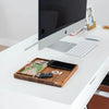 Ongrok Premium Natural Acacia Wood Tray - Insomnia Smoke