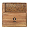 Ongrok Premium Natural Acacia Wood Tray - Insomnia Smoke