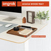 Ongrok Premium Natural Acacia Wood Tray - Insomnia Smoke