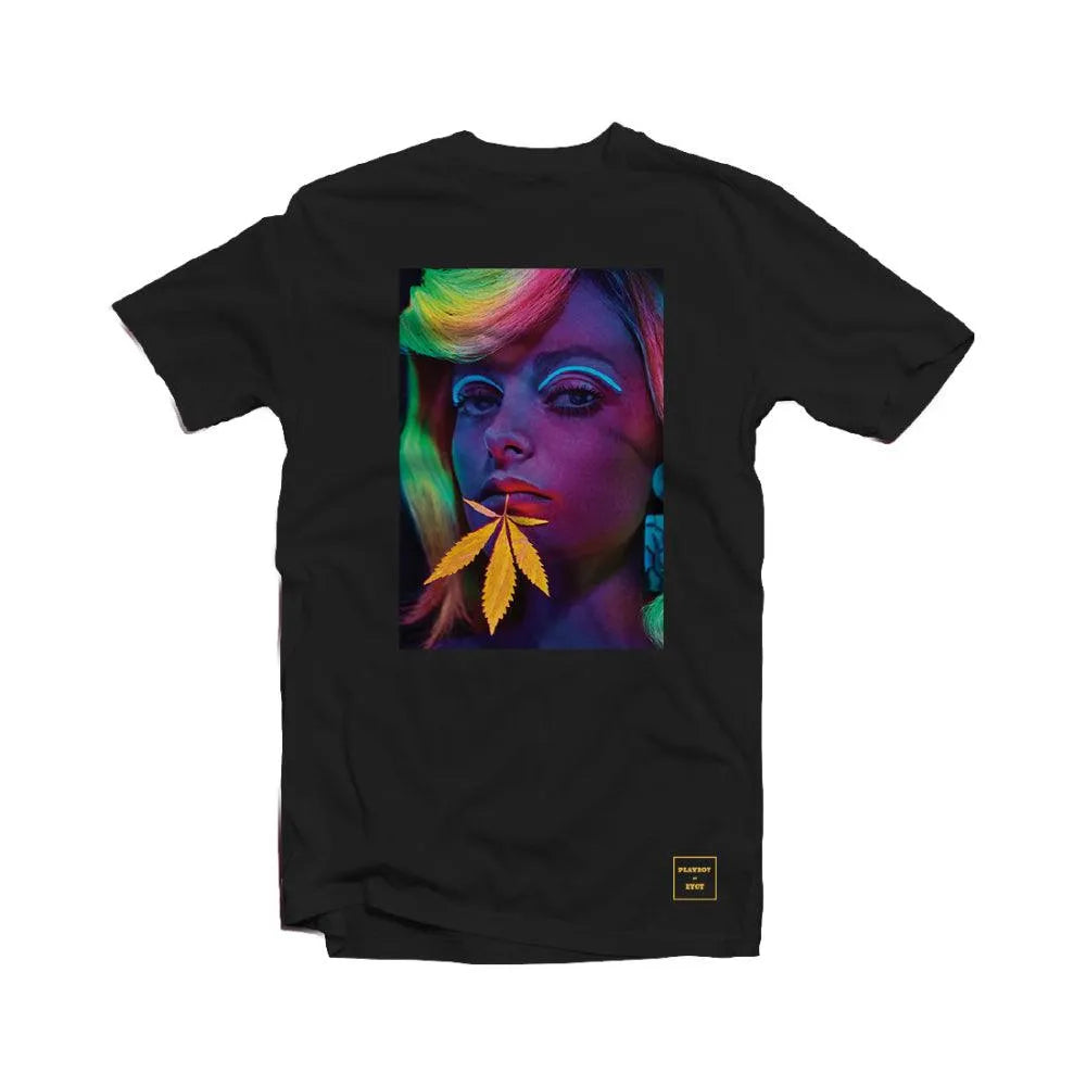 Playboy by RYOT Leaf T-Shirt - Insomnia Smoke