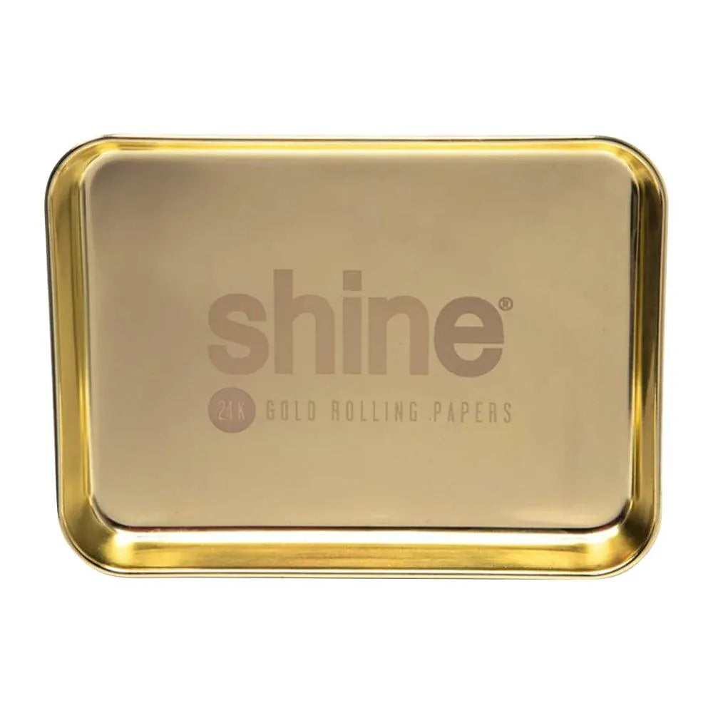 Shine Gold Rolling Tray - Insomnia Smoke
