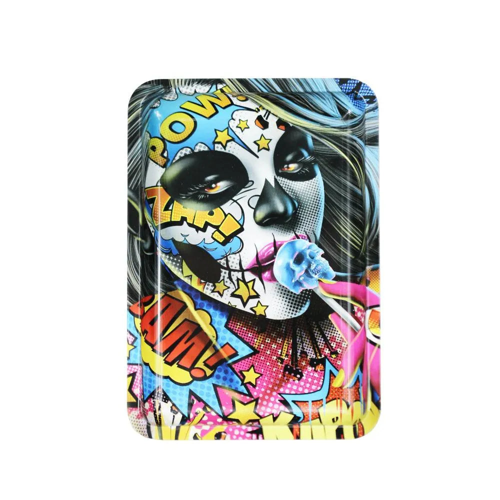 Smokezilla Metal Roll Tin Tray - Insomnia Smoke