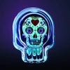 Smokezilla Skull Glass Ashtray Glow In The Dark - Insomnia Smoke