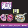 Smokezilla Skull Glass Ashtray Glow In The Dark - Insomnia Smoke