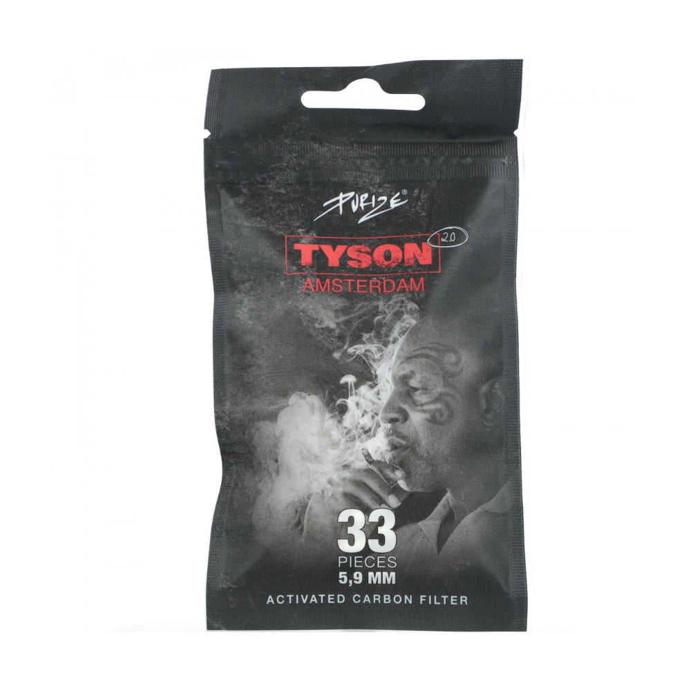 Tyson 2.0 x Purize Xtra Slim Aktivkohlefilter 33