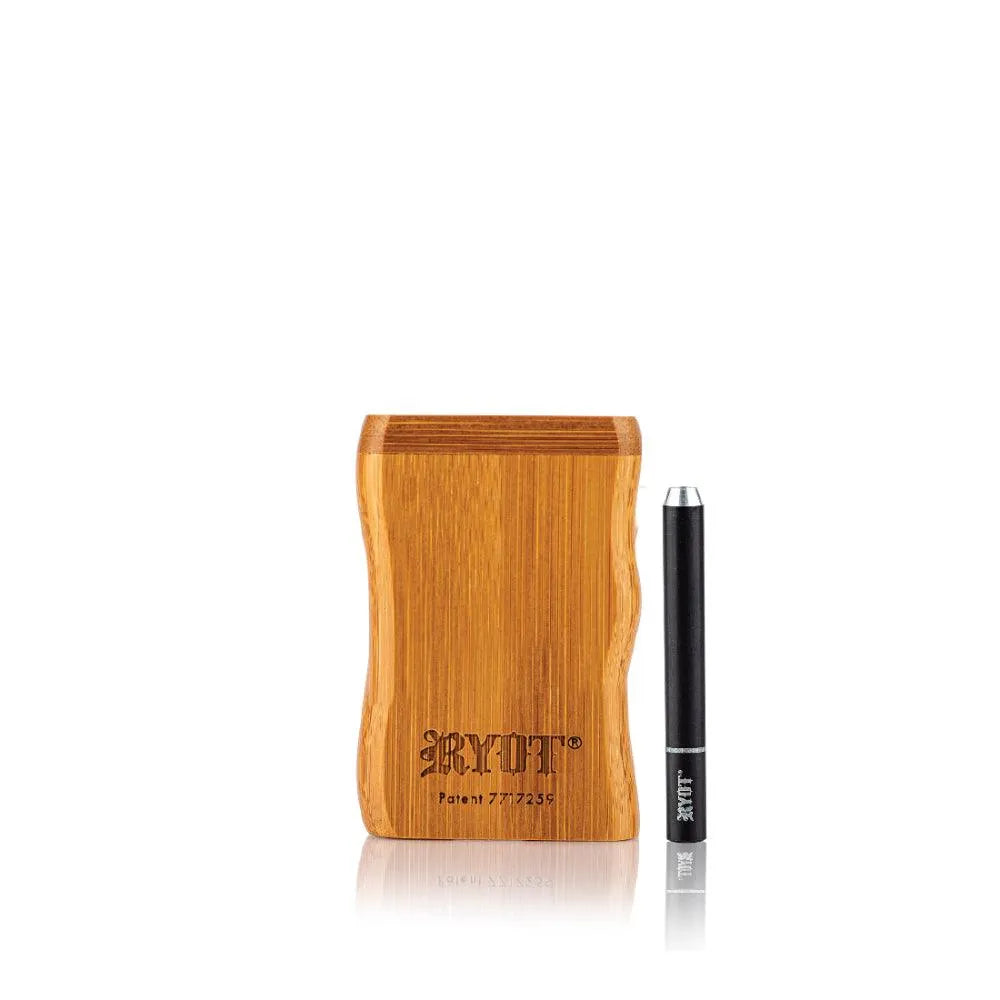 RYOT Wood Magnetic Short Dugout with Anodized One Hitter - Insomnia Smoke