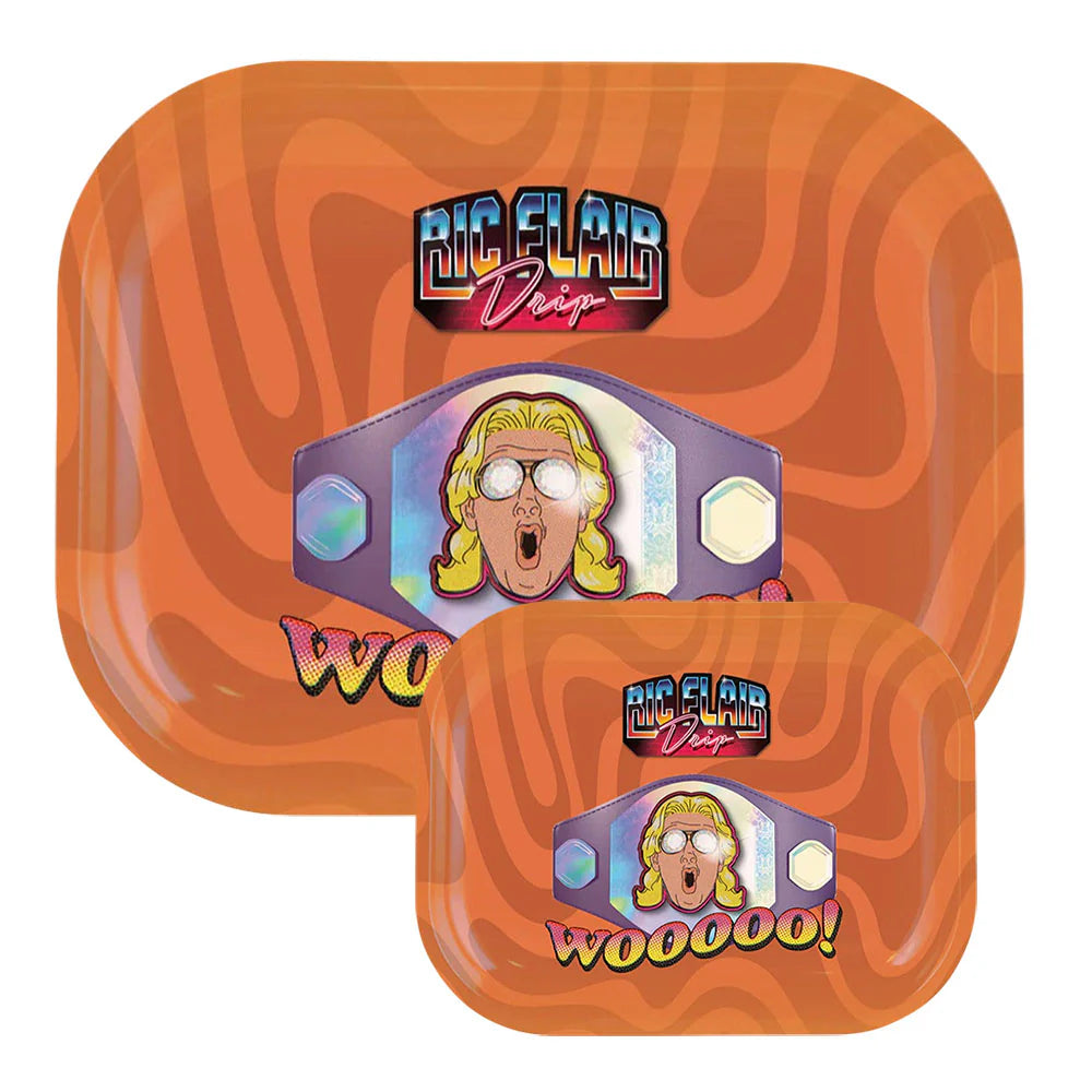 Ric Flair Drip Rolling Tray Champion Belt - Insomnia Smoke