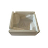 BRNT Designs Briq Concrete Ashtray with Walnut Wood Lid - Insomnia Smoke