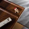 BRNT Designs Yaketa Walnut Rolling Tray - Insomnia Smoke