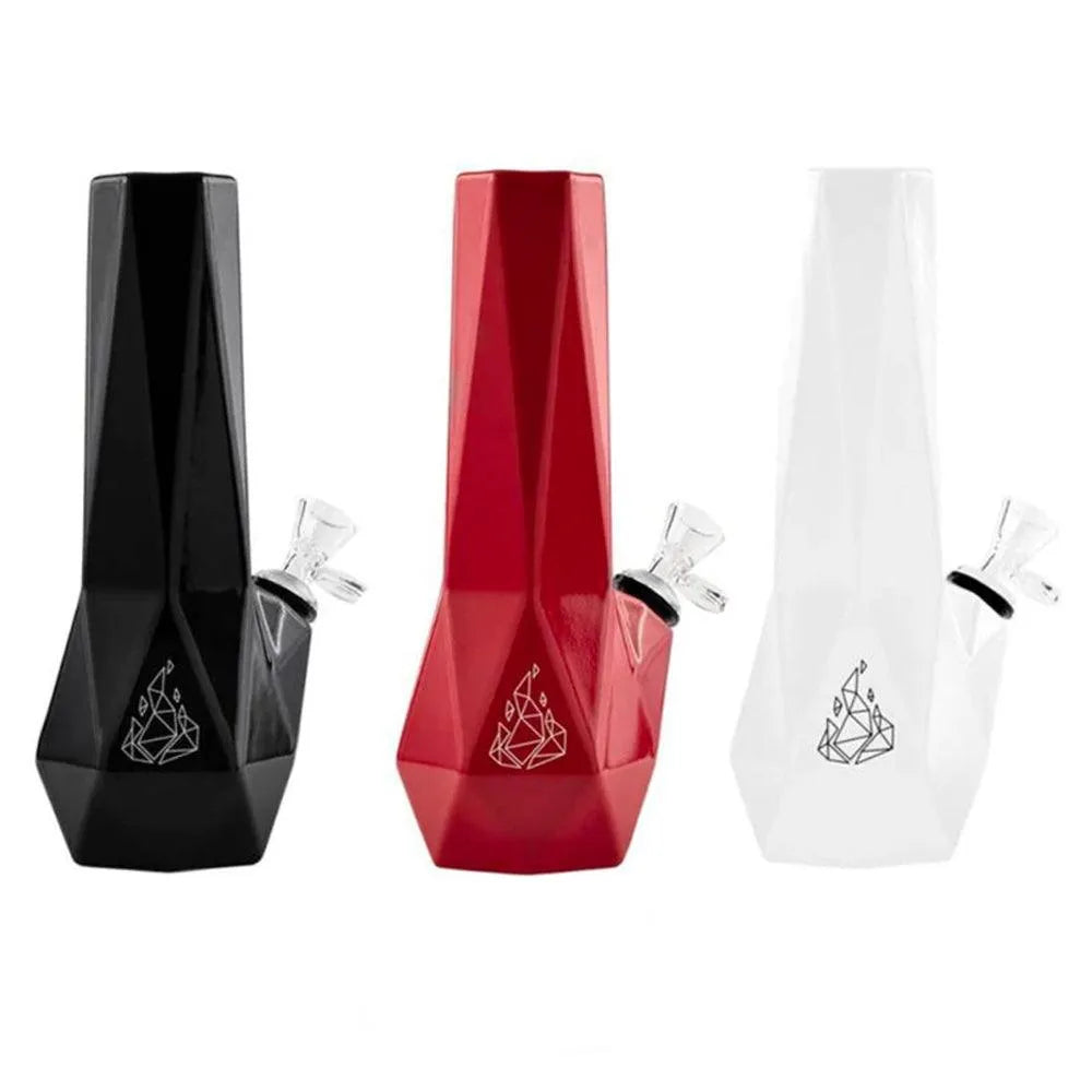 BRNT Designs Hexagon Ceramic Water Pipe - Insomnia Smoke