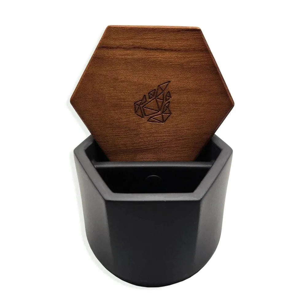 BRNT Designs Malua Concrete Storage Jar Large - Insomnia Smoke