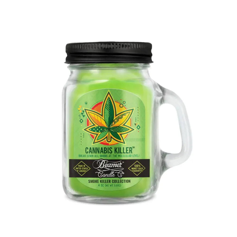 Beamer Mini Cannabis Killer Odor Eliminating Candle 118ml - Insomnia Smoke