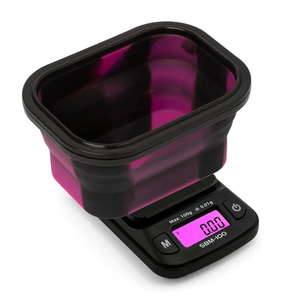 On Balance SBM-100 The Original Silicone Bowl Scale (100g x 0.01g) - Insomnia Smoke