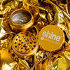 Shine Gold 4 Piece Grinder - Insomnia Smoke