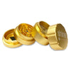 Shine Gold 4 Piece Grinder - Insomnia Smoke