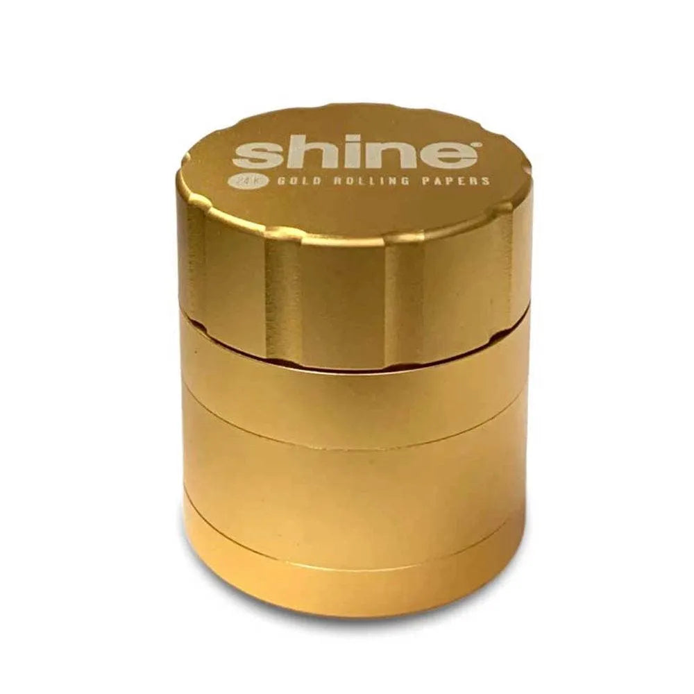 Shine Gold 4 Piece Grinder - Insomnia Smoke